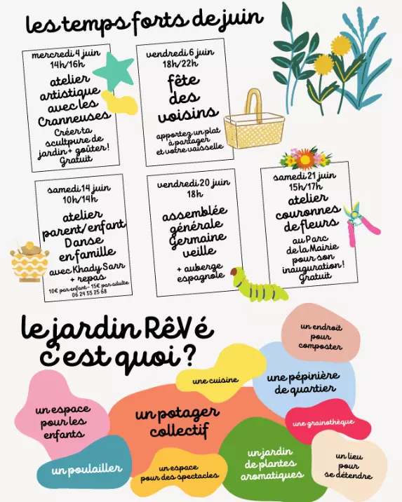 Programme Jardin RêVé - Juin 2025
