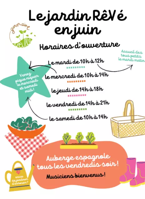 Programme Jardin RêVé - Juin 2025