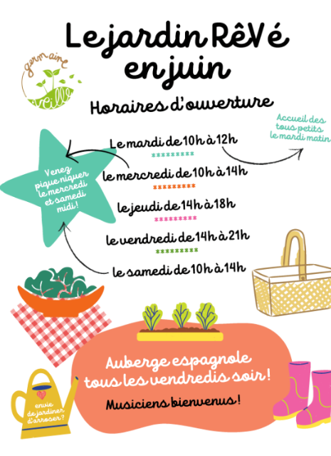 Programme Jardin RêVé - Juin 2025