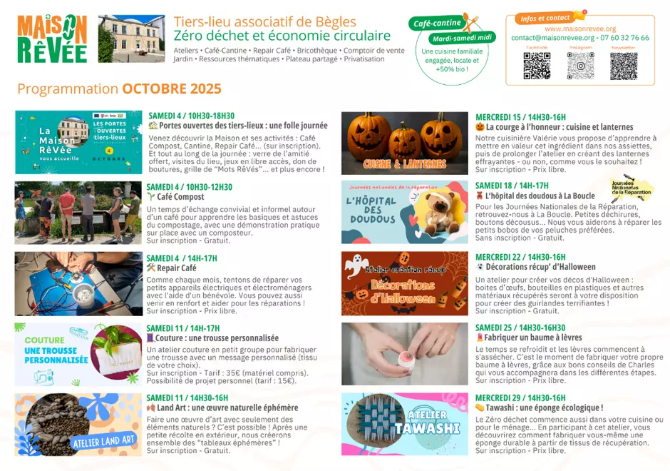 Programme Maison RêVée - Octobre 2025