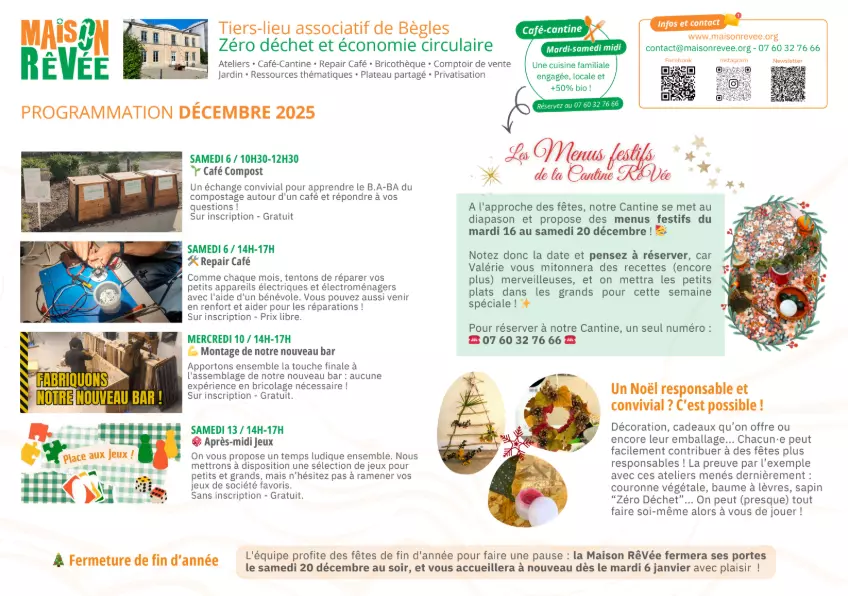 Programme Maison RêVée - Décembre 2025